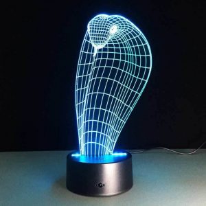 Lampe Serpent 3D Naja
