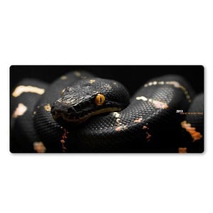 Tapis De Souris Serpent Boa Noir
