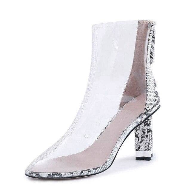 Bottines Serpent Transparente – Image 2