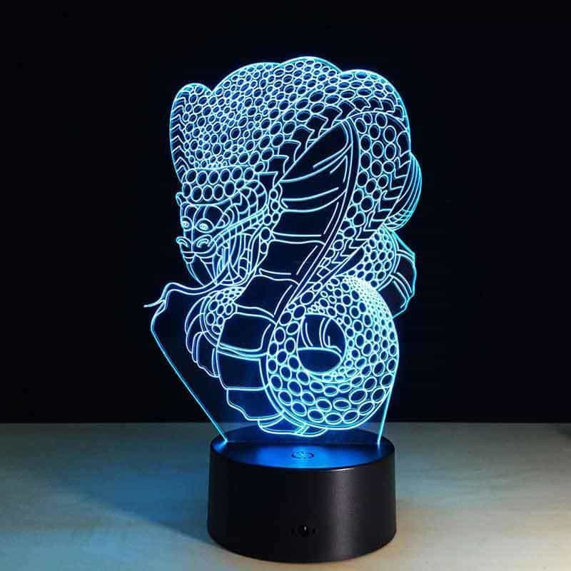 Lampe Serpent 3D Cobra Royal – Image 7