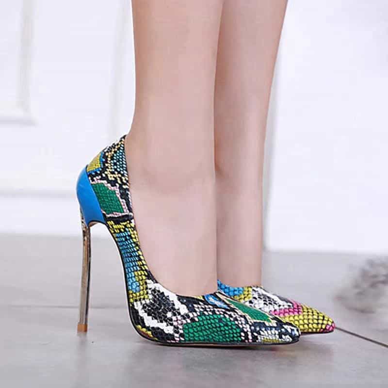 Escarpin Python Arlequin (Serpent) – Image 3