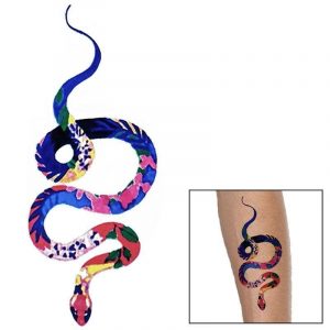 Tatouage Serpent Aquarelle (Temporaire)