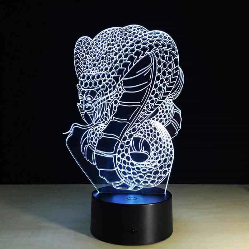 Lampe Serpent 3D Cobra Royal – Image 5