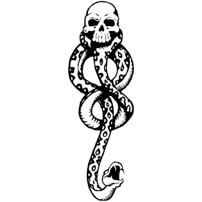 Tatouage Serpent Marque Des Ténèbres (Temporaire) – Image 2