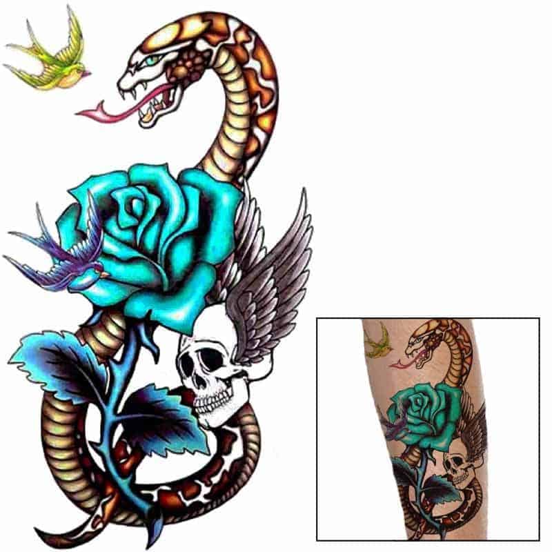 Tatouage Serpent Renaissance (Temporaire)