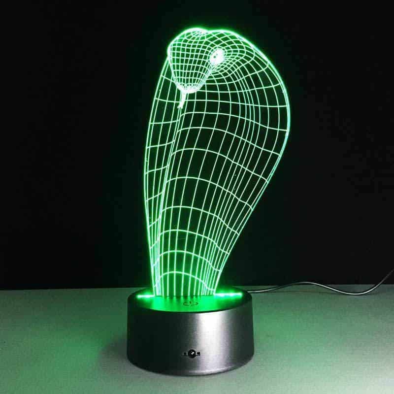 Lampe Serpent 3D Naja – Image 4