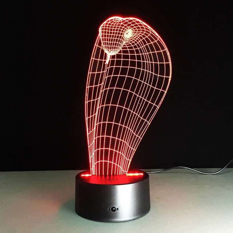 Lampe Serpent 3D Naja – Image 2