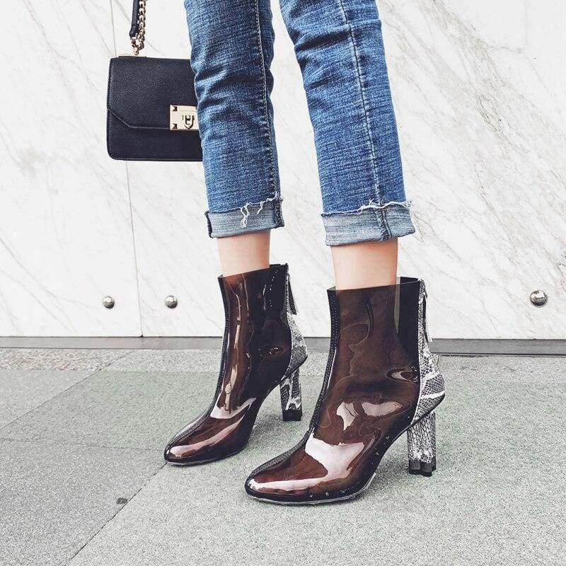Bottines Serpent Transparente – Image 6