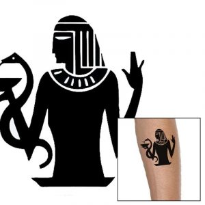 Tatouage Serpent Ancienne Égypte (Temporaire)