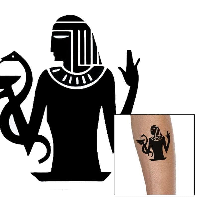 Tatouage Serpent Ancienne Égypte (Temporaire)