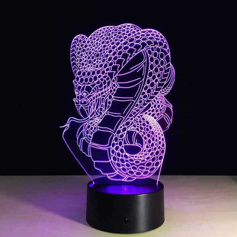 Lampe Serpent 3D Cobra Royal – Image 3