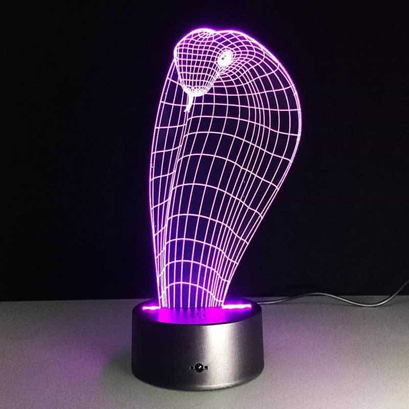 Lampe Serpent 3D Naja – Image 3